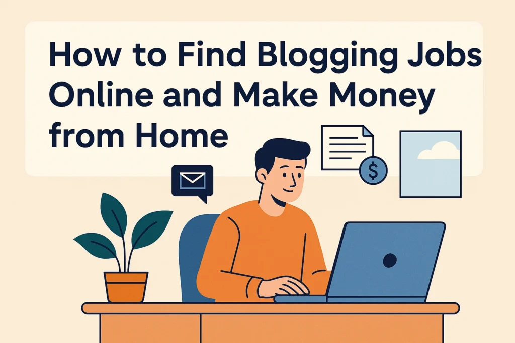 How to Find Blogging Jobs Online and Make Money from Home