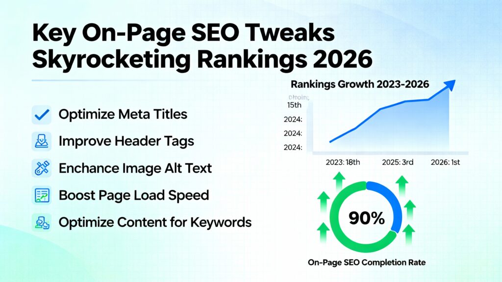 Key On-Page SEO Tweaks to Skyrocket Your Rankings in 2026