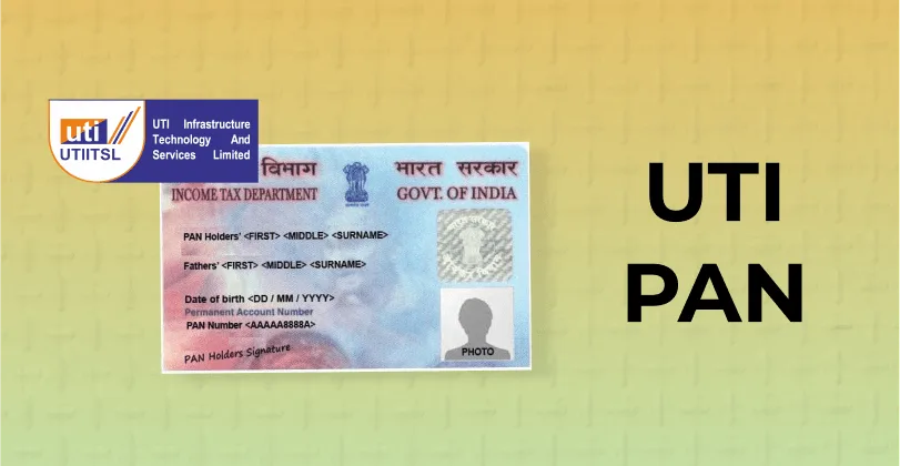 UTIITSL PAN Card