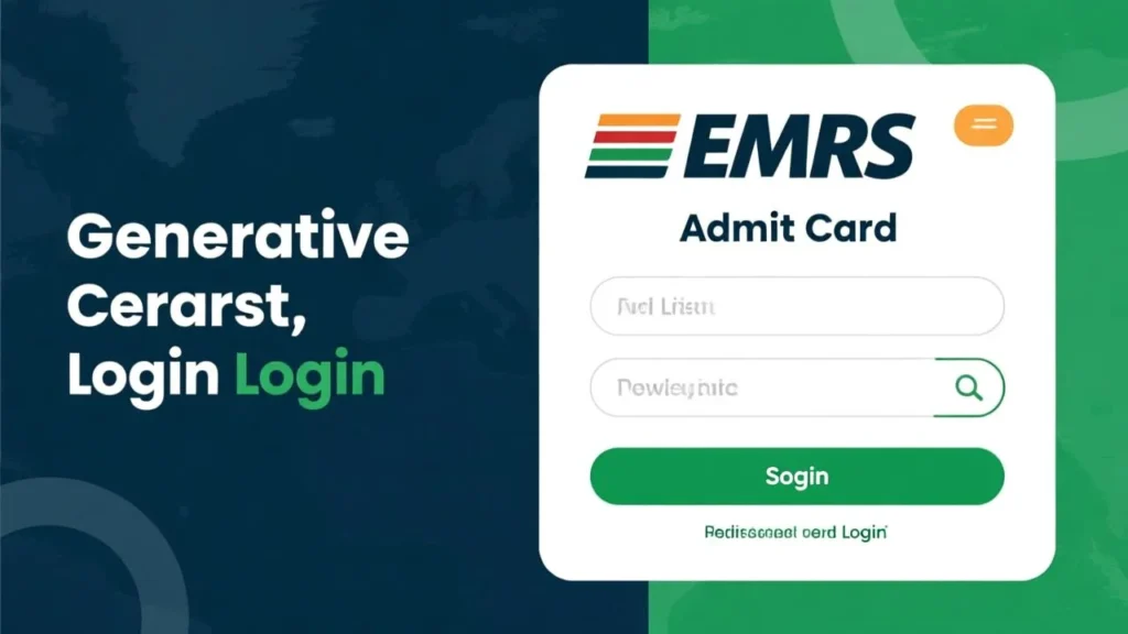 EMRS Admit Card Login