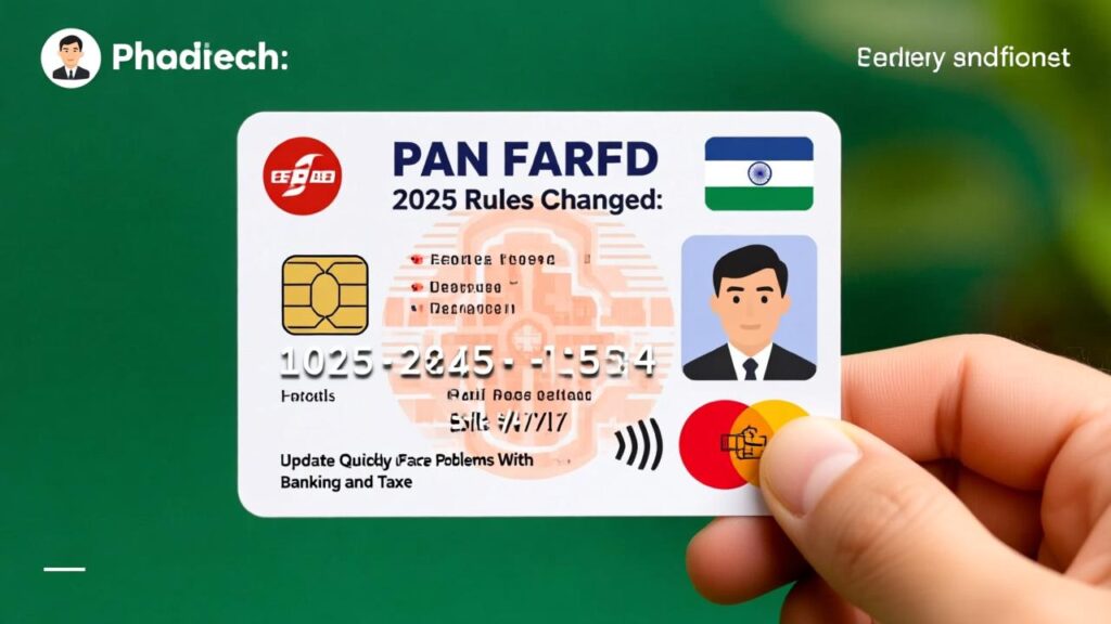 PAN Card 2025 Rules Changed
