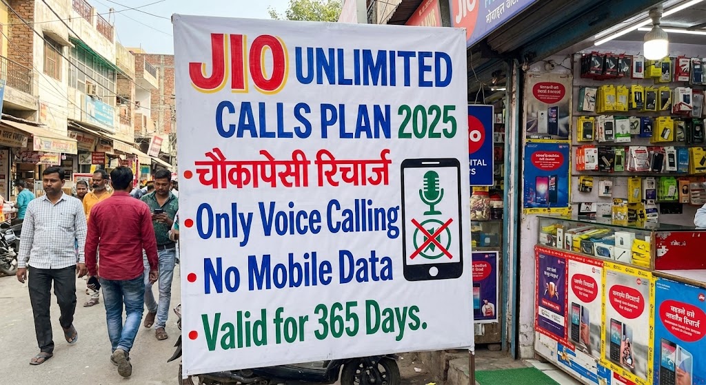 Jio Unlimited Calls Plan 2025 Offers Cheapest Recharge for Users Who Want Only Voice Calling Without Any Mobile Data