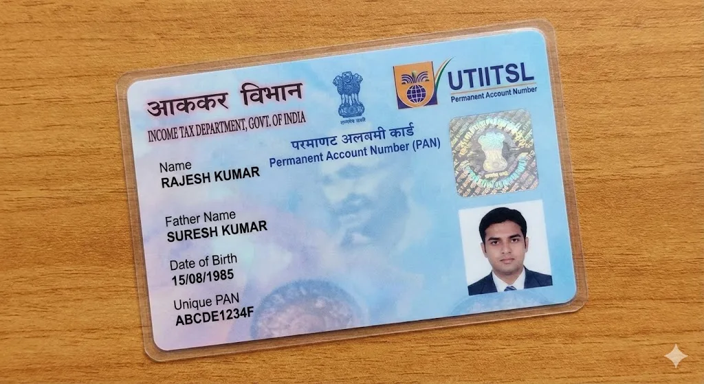 UTIITSL PAN Card